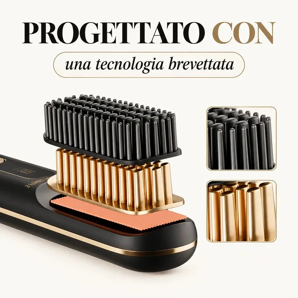 La PRIMA spazzola per capelli intelligente per capelli corti