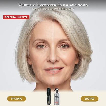 Spray Termoprotettore Chioma — Scudo di Calore per Capelli Fini