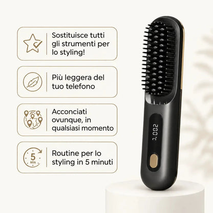 La PRIMA spazzola per capelli intelligente per capelli corti